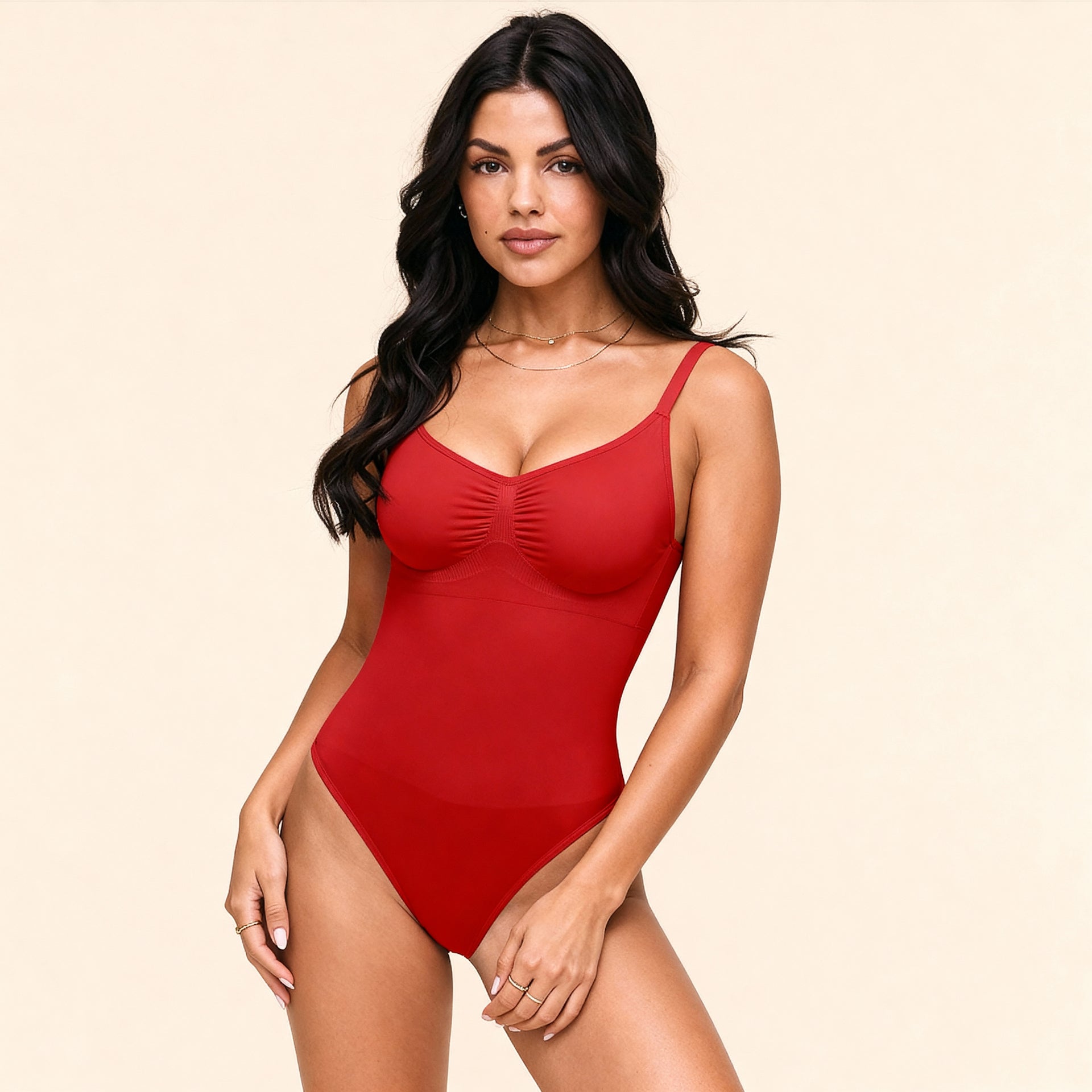 Sculpté Seamless Body Shaper – Redefined Confidence in Red